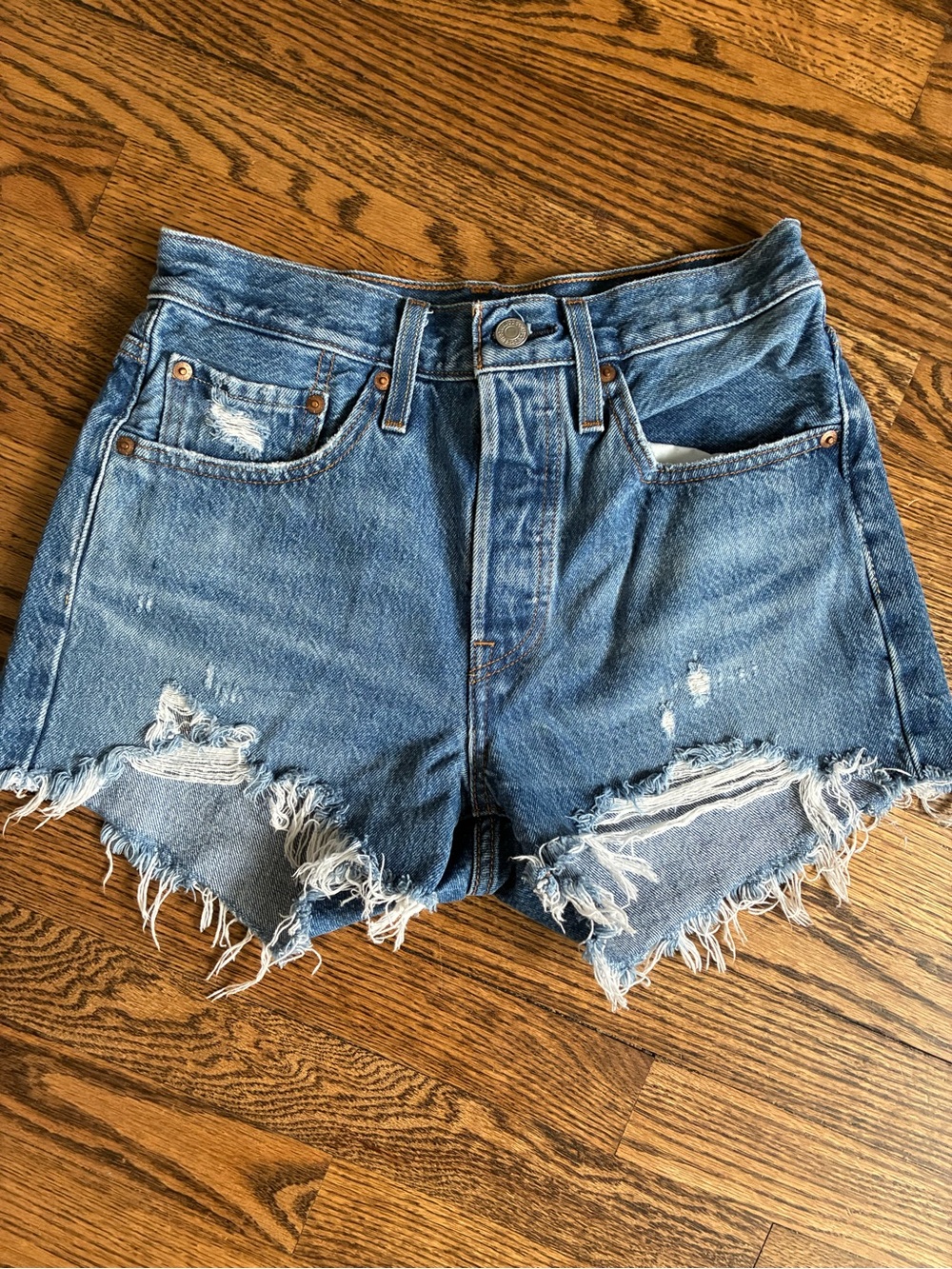 Levi’s 501 Original Cut Off Denim Shorts